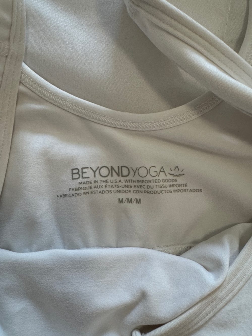 Beyond Yoga Spacedye Movement Dress White Tennis Dress Skort Medium - Picture 5 of 7